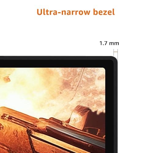 Amazon Basics 27 inch Gaming Monitor, FHD 1080P, 165Hz, VESA Compatible, Adaptive sync, 1ms Response, Black thumbnail 6