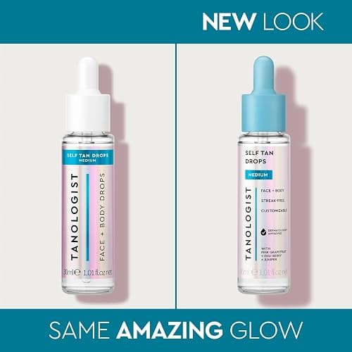 Tanologist Self-Tan Drops- Medium, Bronzing Serum, Customizable Face & Body Self Tanner For Moisturizer, Gradual Tanning Drops for Natural Glow, Streak-Free Vegan Formula, 1.01 fl oz thumbnail 7