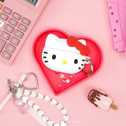 iFace Sanrio Case Compatible with AirPods 4th gen [Hello Kitty and Friends] - Cute Silicone Protective Cover [Carabiner Clip Included] [Wireless Charging Compatible] – Hello Kitty thumbnail 6