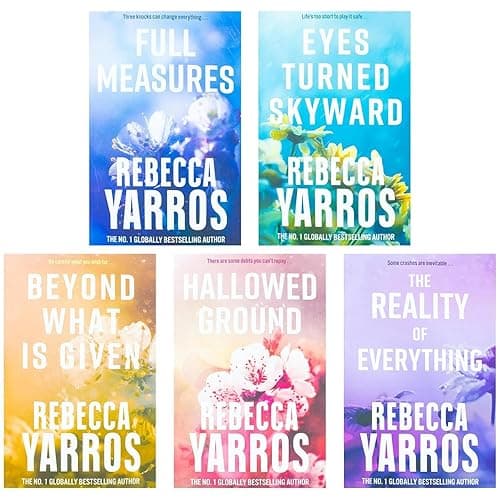Flight & Glory Series Collection 5 Book Set By Rebecca Yarros(Full Measures, Eyes Turned Skyward, Beyond What is Given, Hallowed Ground, The Last Letter)