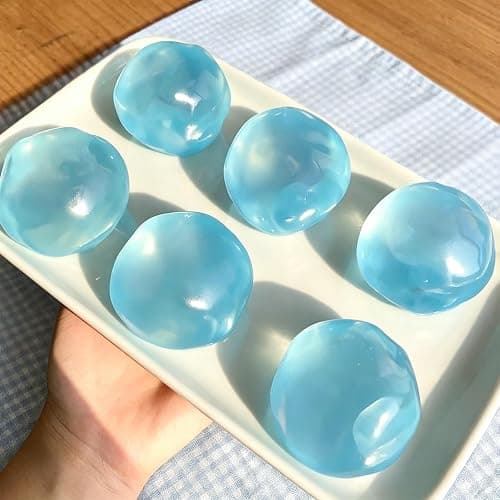 2 Pack Coconut Oil Squishy, 2026 New Non-Rebounding Coconut Oil Stress Ball, Moldable Sensory Slow Rising Dumpling Squishies Squeeze for Anxiety Stress Relief (White) thumbnail 7