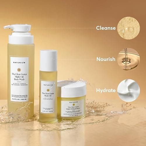 Naturium The Glow Getter Body Oil, Multi-Oil for Intense Nourishment, Hydrating & Moisturizing Formula, Vegan & Cruelty-Free, 3.4 oz thumbnail 6