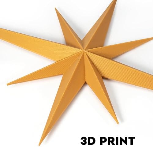 Stylor Mid Century Modern Decor, Gold Mcm Retro 3D Star Art Wall Sculpture, Plastic Starburst Decor, Vintage Celestial Whimsigoth Home Decor Accent. (Set of 6) thumbnail 3