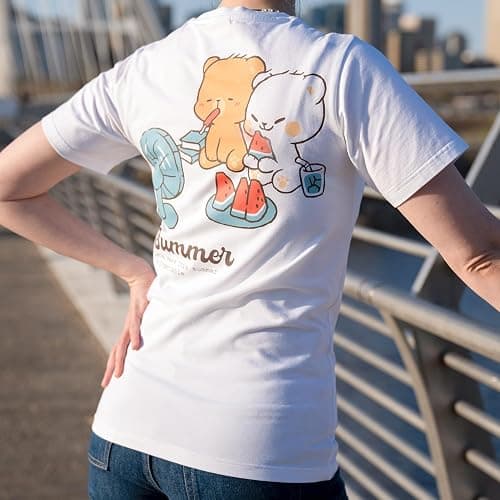 Milkmochabear Summer Watermelon T-Shirt Authentic Merchandise Cute Unisex Tee for Men and Women Screen Printed thumbnail 2