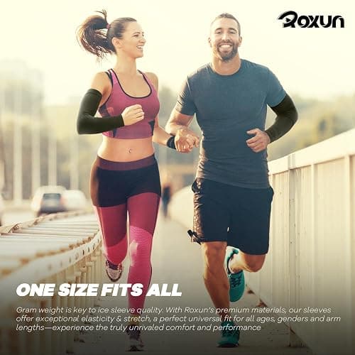 ROXUN Arm Sleeves Cooling UV Sun Protection Sport Compression for Men Women | UPF50,Seamless cover arms,Tattoo-covering,Lightweight & breathable,daily wear,Outdoor work,Basketball Baseball,Mangas thumbnail 6