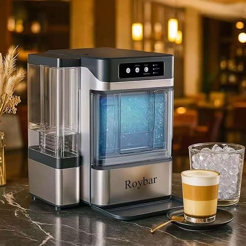 Large Capacity Ice Makers Countertop One-Click Operation Self-Cleaning Portable Ice Maker 41lbs/24H with There is A Detachable 3L Water Tank Ice Machine for Home,Bar,Office thumbnail 8