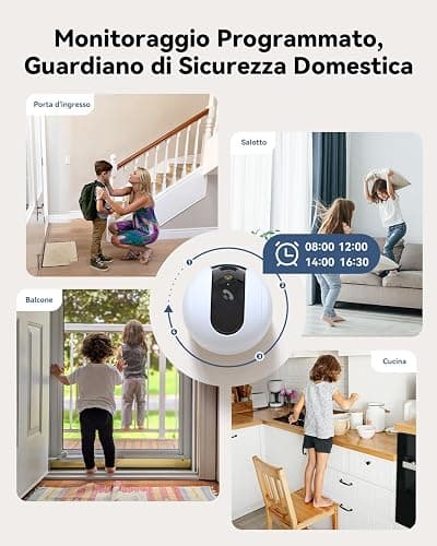 Imou 3K Telecamera WiFi Interno con One-Touch Chiamata, 5MP Videocamera Sorveglianza con Crociera Automatica, Rilevamento AI Umano/Animali, Visione Notturna a Colori, Modalità Privata, 2,4/5GHz thumbnail 11