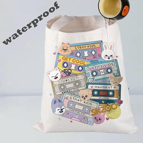 UJIMS Stay Fandom Gifts Korea-Pop Boy Group Tote Bag Korea-Pop Music Lover Merch thumbnail 2