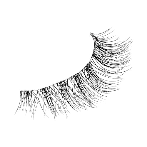 KISS The New Natural, False Eyelashes, 'Pearl Earring', 12mm, Includes 4 Pairs Of Lashes, Easy to Apply, Reusable Lash Clusters thumbnail 5