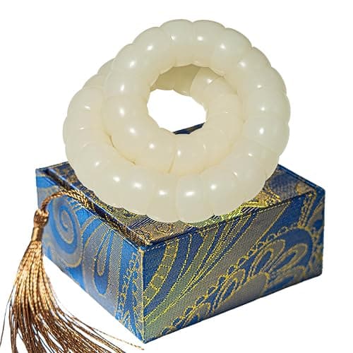 ZEZUT Natural Bodhi Seeds Beaded Bracelets, Zen Fidget Stretch Bracelet Alleviate Anxiety Stress, Protection Healing Bodhi Bracelet with Gift Box for Women Men thumbnail 2