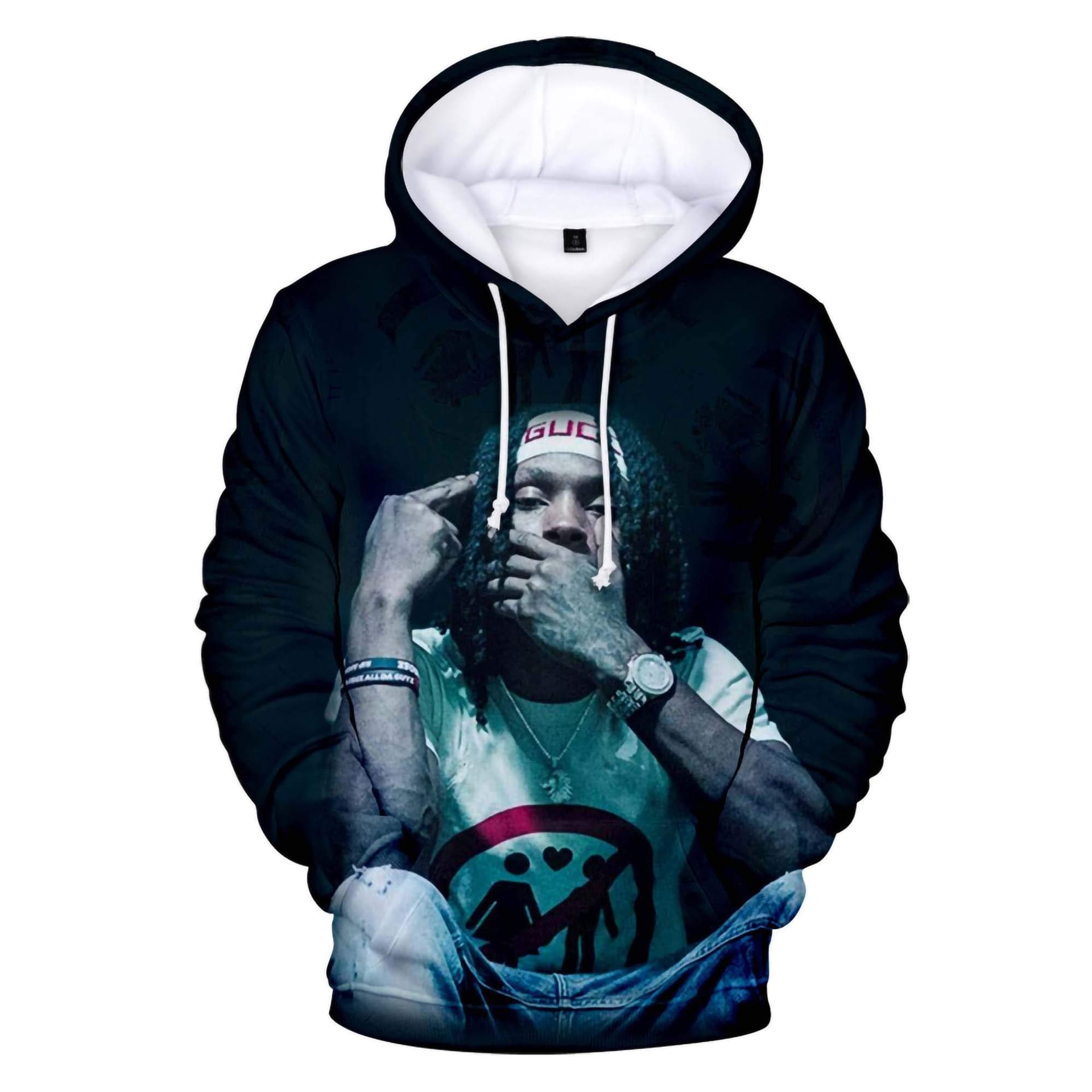 Singer King Von Hoodie Fashion 3D Printed Pop Sweater Unisex Youth Pullover Sweatshirt - Image 1