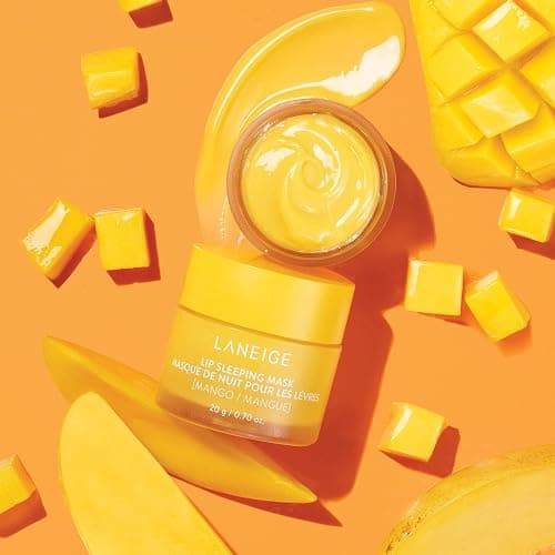 LANEIGE Lip Sleeping Mask Mango: Nourish, Hydrate, Vitamin C, Murumuru & Shea Butter, Antioxidants, Flaky, Dry Lips thumbnail 3