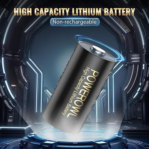 POWEROWL 123 Batteries Cr123A 3V Lithium 8 Count, High Capacity 123A C123 Battery for Flashlight Camera Sensor thumbnail 2