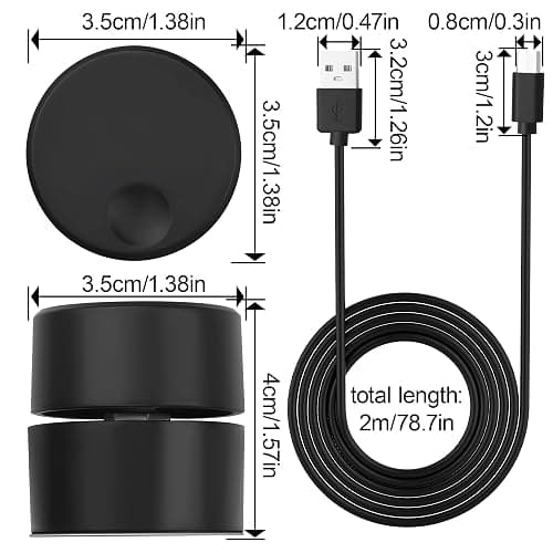 ELFJMZP USB Volume Control Knob – Physical Audio Control with Magnetic Base thumbnail 4