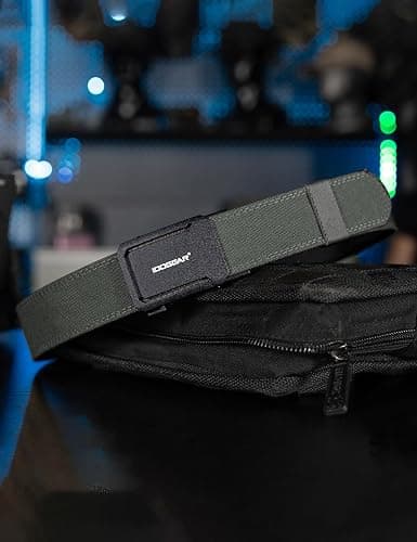 IDOGEAR SPORTS Quick-Adjust Tactical Ratchet Belt | Heavy-Duty 1000D Nylon for EDC, CCW & Duty Use thumbnail 6