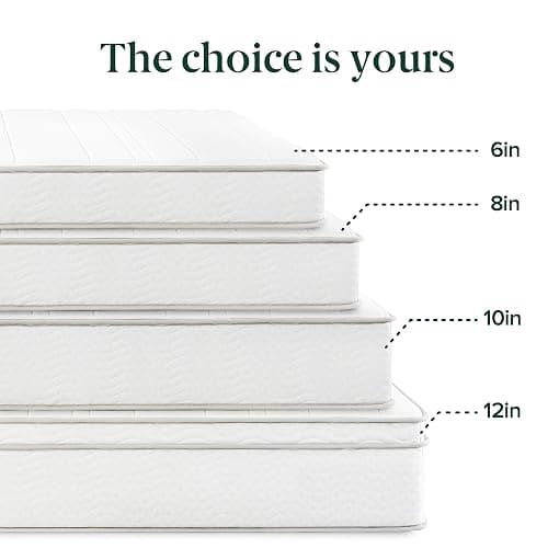 Zinus 12 Inch Foam and Spring Hybrid Mattress [New Version], Queen, Fiberglass Free, Medium Firmness, Durable Support, Certified Safe Foams & Fabric, Mattress in A Box thumbnail 13