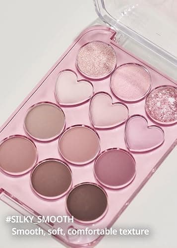 COLORGRAM Pin Point Eyeshadow Palette 01 Peach+Coral= | Ultra-Blendable Matte, Glitter, Shimmer Shades for Daily Makeup | K-Beauty Eye Palette with Easy-to-Use Calculator Design thumbnail 7