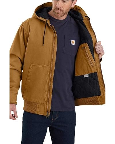 Carhartt Men's Loose Fit Washed Duck Insulated Active Jacket thumbnail 3