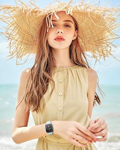 6 Pack Sport Bands Compatible with Apple Watch Bands 38mm 40mm 41mm 42mm 44mm 45mm 46mm 49mm for Women Men, Soft Wristband Silicone Sport Strap for iWatch Bands Series 11 10 9 8 7 6 5 4 3 2 1 Ultra SE thumbnail 6