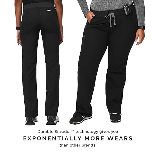 FIGS Kade Cargo Scrub Pants for Women — Classic Fit, Straight Leg, 4 Pockets, Yoga Waistband, Anti-Wrinkle thumbnail 2