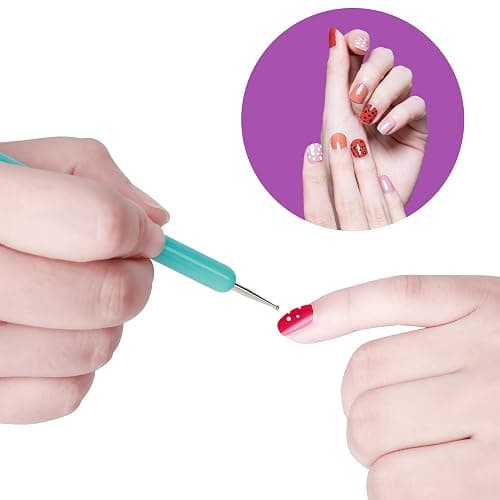 5 Pcs Pattern Tracing Stylus, Ball Embossing Stylus for Transfer Paper, Tracing Tools for Drawing, Embossing Tools for Paper, Art Dotting Tools for Nail Art, Ball Tip Clay Tools Sculpting Stylus thumbnail 6