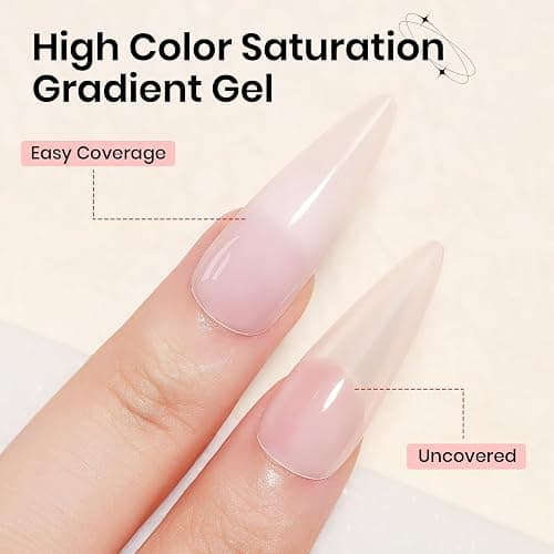 SUPWEE Patting Gel Polish Kit 12 Colors Pastel Ombre Gel Polish for Nails | Patting Gels Long-lasting, No-wipe Soak of UV Pat Gels Polishs Palette Easily Create Unique Nails Art Home DIY thumbnail 4