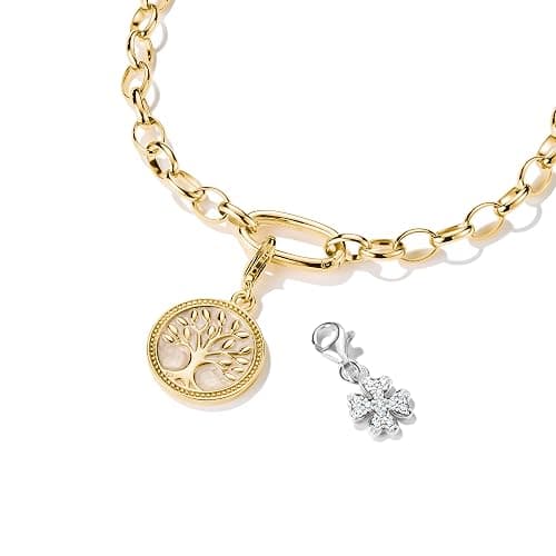 THOMAS SABO Charm-Anhänger Kleeblatt 925 Sterlingsilber thumbnail 2