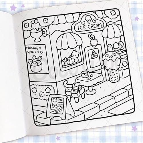 Cozy Corner: Coloring Book for Adults and Kids thumbnail 8
