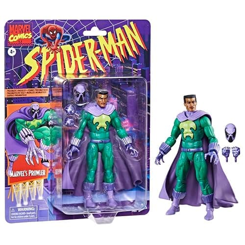 Marvel Legends Series Marvel’s Prowler, Spider-Man: The Animated Series 15-cm Action Figure - Image 1