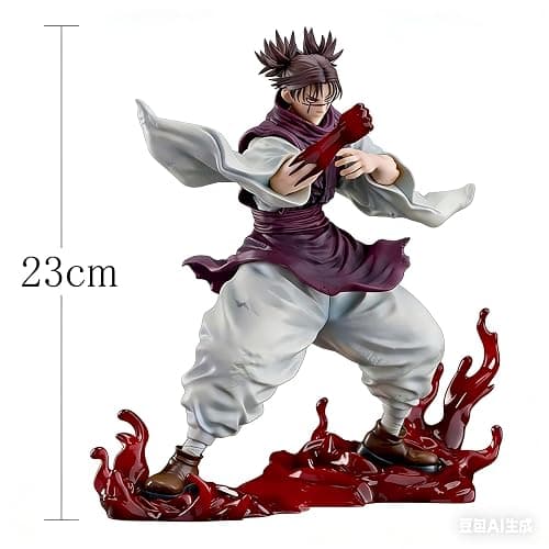 MABAIUDE Choso Figure JJK Statue - 23cm Battle Bleeding Ver. Chōsō Figure Anime JJK Figurine Model Collectible - PVC Desktop Decoration Gifts for Fans thumbnail 3