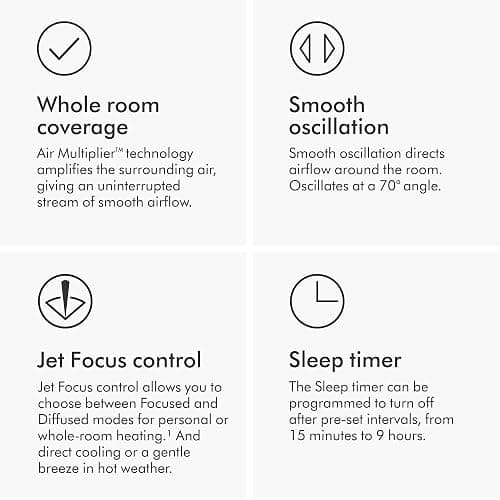 Dyson Hot+Cool™ AM09 Jet Focus heater and fan thumbnail 5