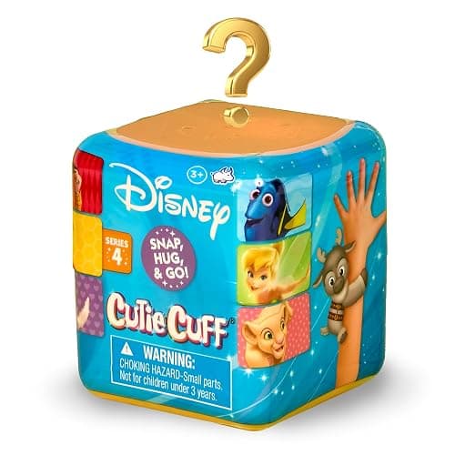 Disney Cutie Cuff - Mystery Plush Slap Band Bracelet - Favorites Series 4 - Image 1