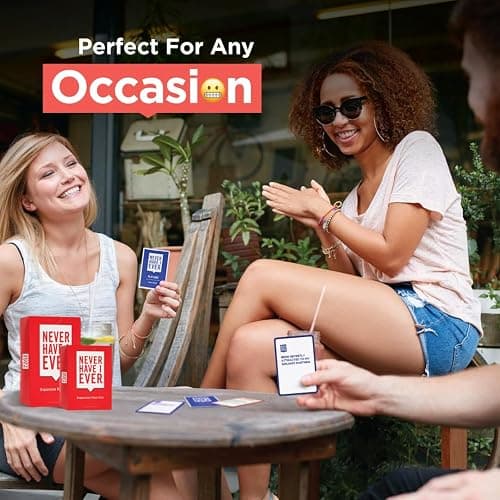 Never Have I Ever Card Game - Expansion Pack One, The Ultimate Adult Party Game Starter Pack, Spice Up Your Next Game Night, Pregame, or Icebreaker, Includes Wild and Hilarious Prompts, Ages 17+ thumbnail 2