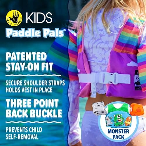 Body Glove Paddle Pals Learn to Swim Coast Guard Approved Kids Life Jacket PFD thumbnail 4