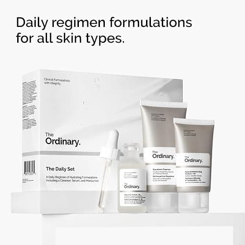 The Ordinary The Daily Set, Daily Skincare Routine with Squalane Cleanser, Hyaluronic Acid 2% + B5, and Natural Moisturizing Factors + HA | Skin Care Set thumbnail 3