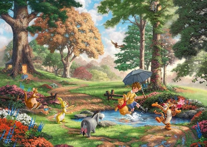 Schmidt , Thomas Kinkade: Disney Winnie the Pooh Puzzle - 1000pc , Puzzle , Ages 12+ , 1 Players - Image 1