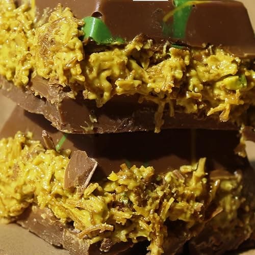 Ceres Gourmet Dubai Chocolate Bar Pistachio 3.5 Oz, Milk Chocolate Knafeh, Perfectly Portioned Packaging Dubai Chocolate, Premium Kunafa Chocolate Bars (3.5 Oz, Milk Chocolate) thumbnail 3