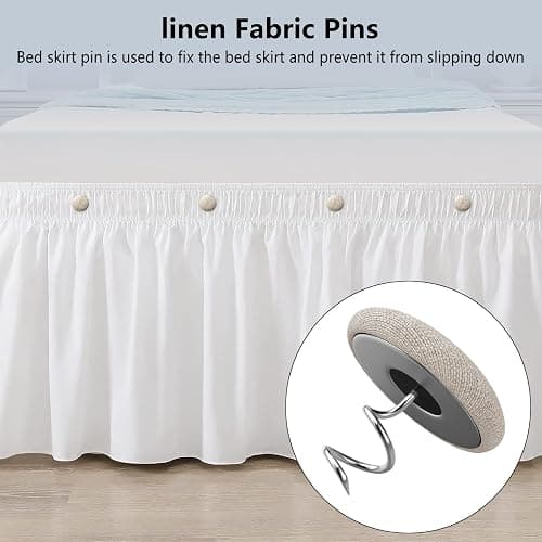 12 Colors Fabric Covered Button Twist Pins Dust Ruffle Pins- for Sofa，Upholstery，Armchair Caddies, Armrest Covers,Bed Skirts, Slipcovers, Headliners (Light Brown, 24) thumbnail 6