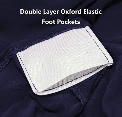 RELIANCER 2 Pack 30inch Highboy Cocktail Round Spandex Table Cover Four-Way Tight Fitted Stretch Tablecloth Table Cloth for Outdoor Party DJ Tradeshow Banquet Vendor Weddin(2PC 30''X42'',Navy Blue) - 2PC 30''X42'' - Navy Blue thumbnail 7