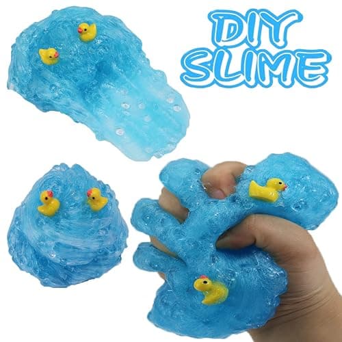 Charming Blue Crunchy Fishbowl Bead Slime,Super Soft and Non-Sticky, Great for Birthday Gifts for Girl and Boys,Party Favors,Christmas Stocking Stuffers thumbnail 5