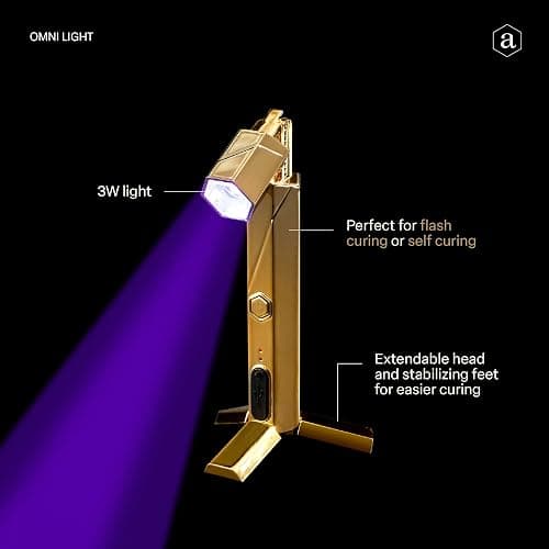 APRÉS Omni Light, Gel-X UV LED Lamp, Flash Curing Wand, Handheld or Standing Cordless Nail Lamp for Gel Nails thumbnail 4