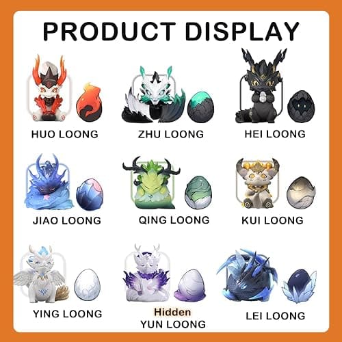 BEEMAI Mythical Beasts Administration Together with Loong Series 1PC Blind Box Figures, Random Design Cute Figures Collectible Toys Birthday Gifts thumbnail 3