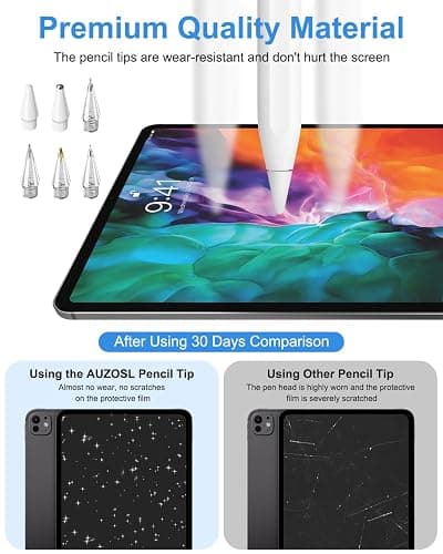 Replacement Tips for Apple Pencil Pro/ 2nd Gen/ 1st Gen/USB C, 6 Pack Upgraded iPad Pen Tips with Storage Case, Fine Point Precise Control Pencil Tip, iPad Pro Pencil Tip Set, iPad Pen Nibs Set(Pink) thumbnail 6