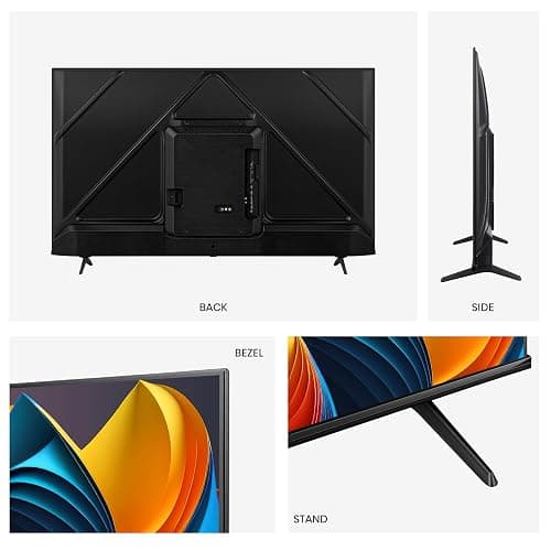 Hisense 100E7NQ 254 cm (100 Zoll) Fernseher, 4K UHD, QLED, HDR10, HDR10+ decoding, HLG, Dolby Vision Atmos, 144Hz VRR, Smooth Motion, Bluetooth, Alexa Built-in, VIDAA Voice, Schwarz [2025] thumbnail 4