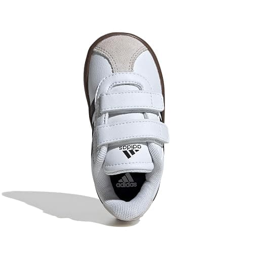 adidas Boys Vl Court 3.0 Slip On Sneakers Shoes Casual - Pink, White thumbnail 3