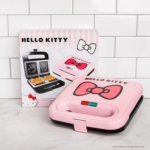 Uncanny Brands Hello Kitty Grilled Cheese Maker- Panini Press and Compact Indoor Grill thumbnail 5