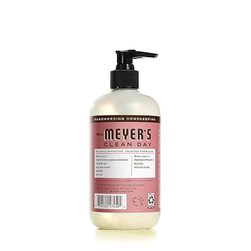 MRS. MEYER'S CLEAN DAY Liquid Hand Soap, Cruelty Free and Biodegradable Formula, Rosemary Scent, 12.5 oz- Pack of 3 - Rosemary - 12.5 Fl Oz (Pack of 3) thumbnail 2