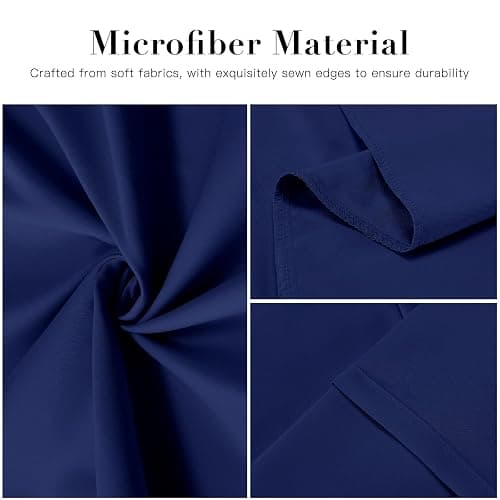 DOWNSTORIA Body Pillow Cover, Ultra Soft Microfiber Long Pillowcase, Envelope Closure Large Pillow Cases 20x54 inch (Navy Blue) thumbnail 3