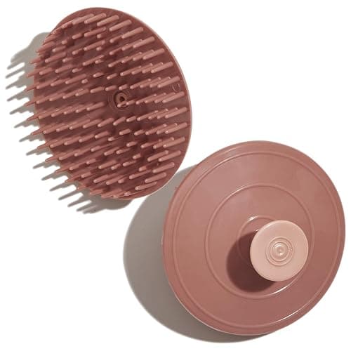 Kitsch Scalp Massager for Hair Care - Scalp Scrubber, Shampoo Brush & Exfoliator for All Hair Types - Relaxing & Exfoliating - Terracotta thumbnail 3