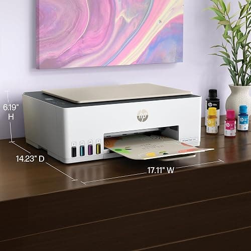 HP Smart Tank 5000 Wireless All-in-One Ink Tank Printer, Scanner, Copier with 2 Years of Ink Included, Best-for-Home, Cartridge-Free, Refillable, AI-Enabled (5D1B6A) thumbnail 14